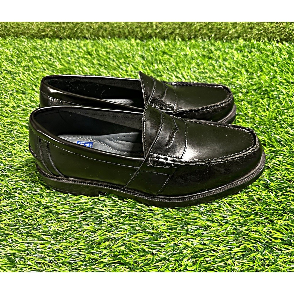 Nunn Bush Men's Black Leather Comfort Slip-On Dress Loafer US 10 M 85538-01
